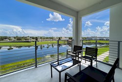 Condo Balcony with Storey Lake Clubhouse View