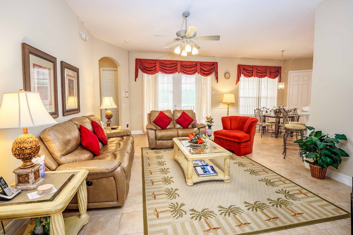 Main Family Living/Family  Room with 75" Ultra HD 4K TV & stereo system
