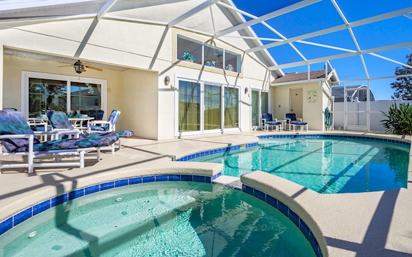 South Facing Pool Area