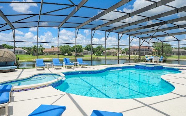 Formosa Gardens Villa Pool area with Lake View
