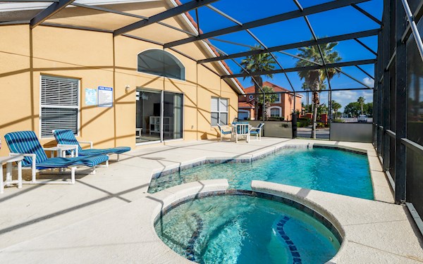 Solana Resort 4 Bedroom Orlando Villa - Pool Area