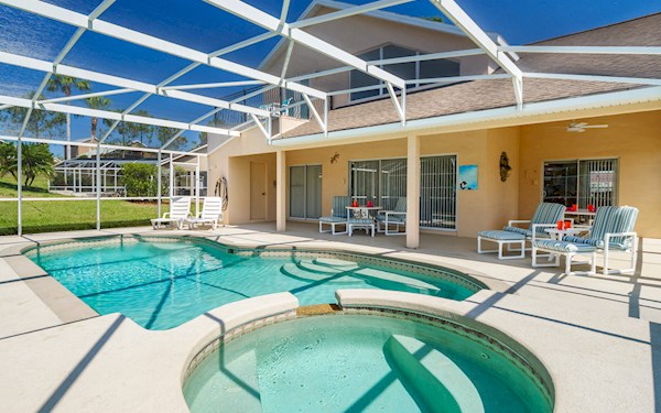 South Facing Pool Area