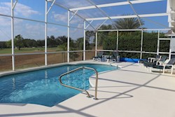 West Facing Pool Area