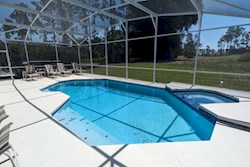 Pool with Golf Course View