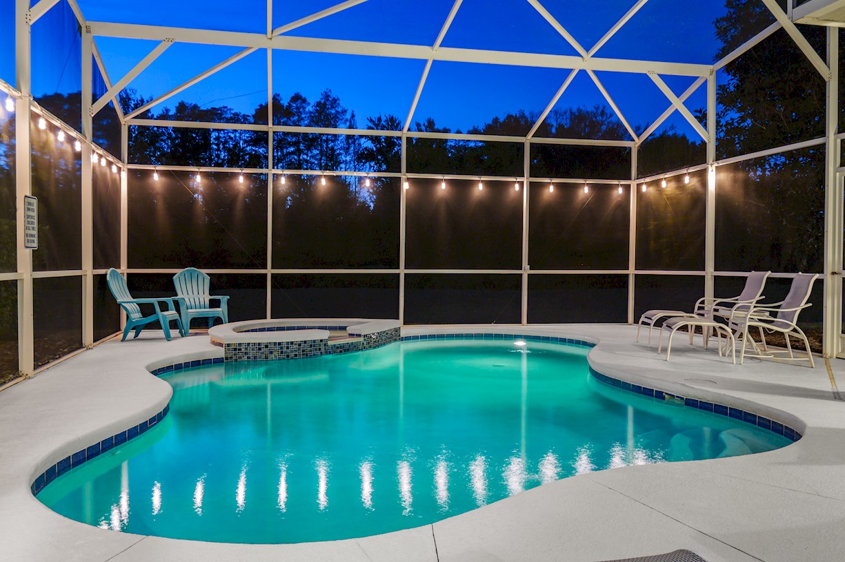 Pool at Night