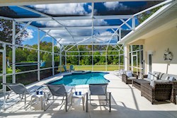 West Facing Pool Area