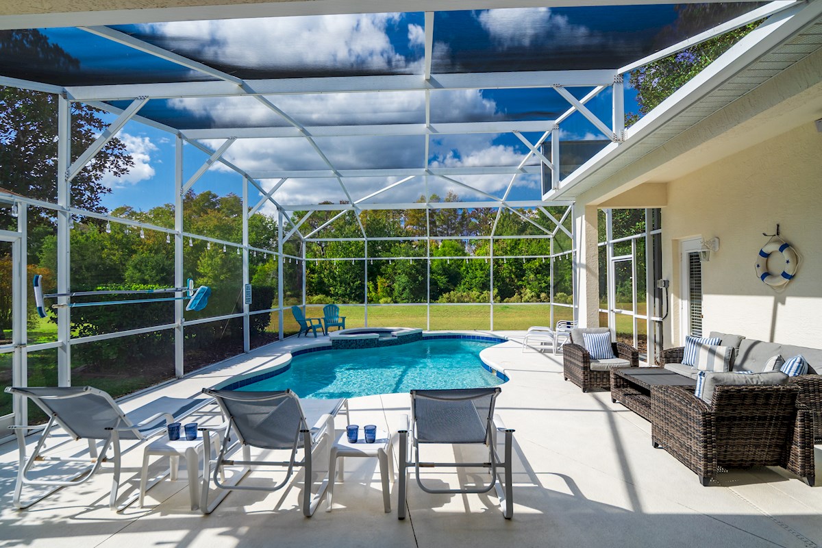 West Facing Pool Area