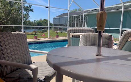 4 Bed private south facing pool with lake view