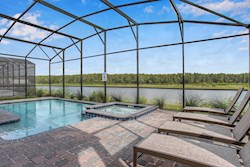 Pool and Spa with Lake View